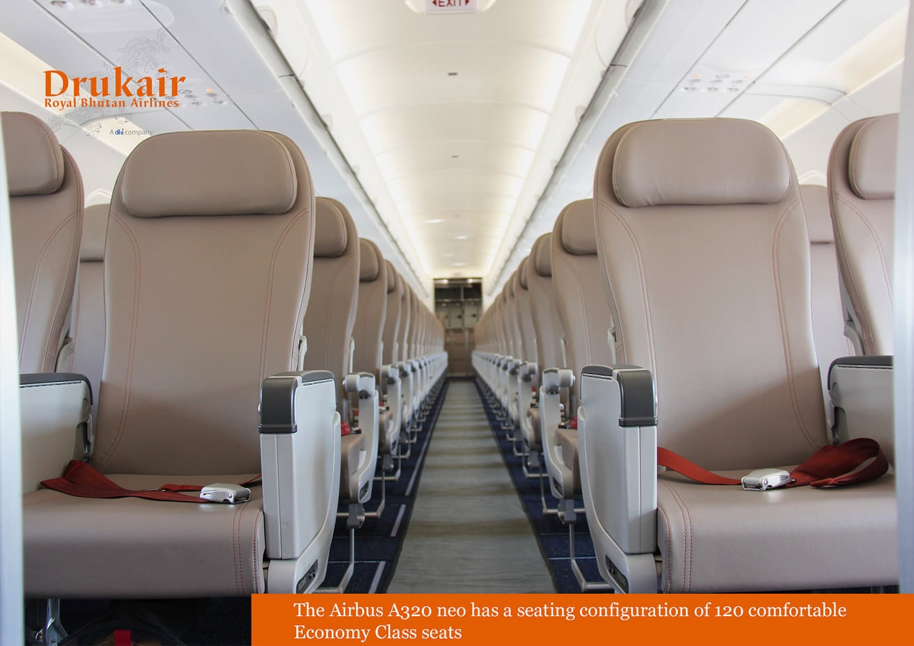 Drukair economy seats