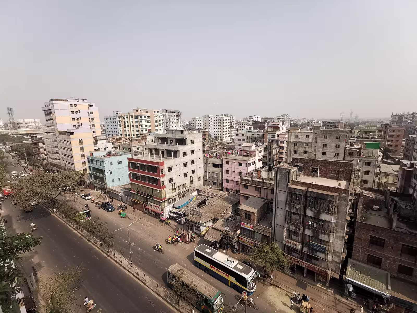 Dhaka City in Bangladesh