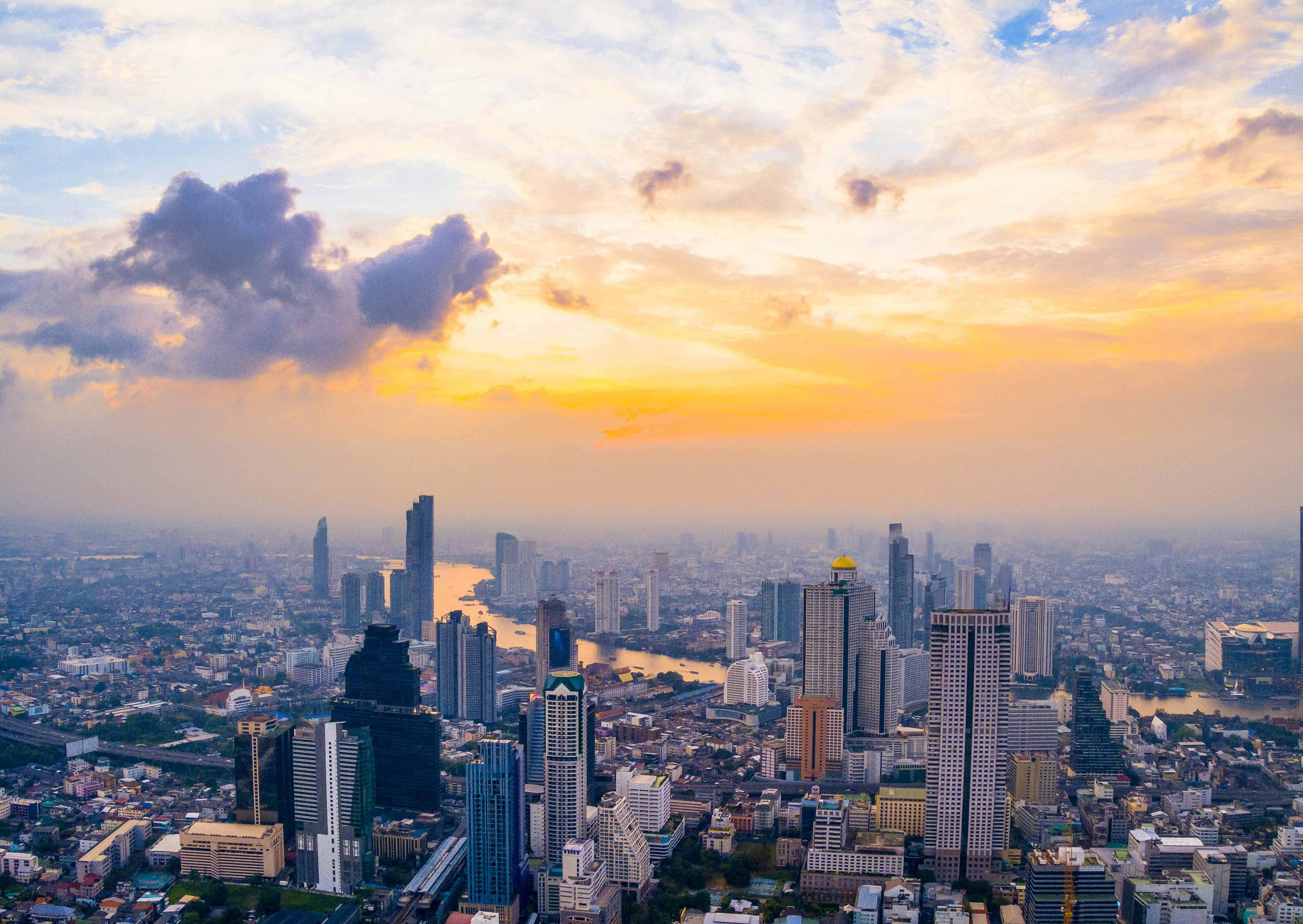 Bangkok Thailand skyscrapers