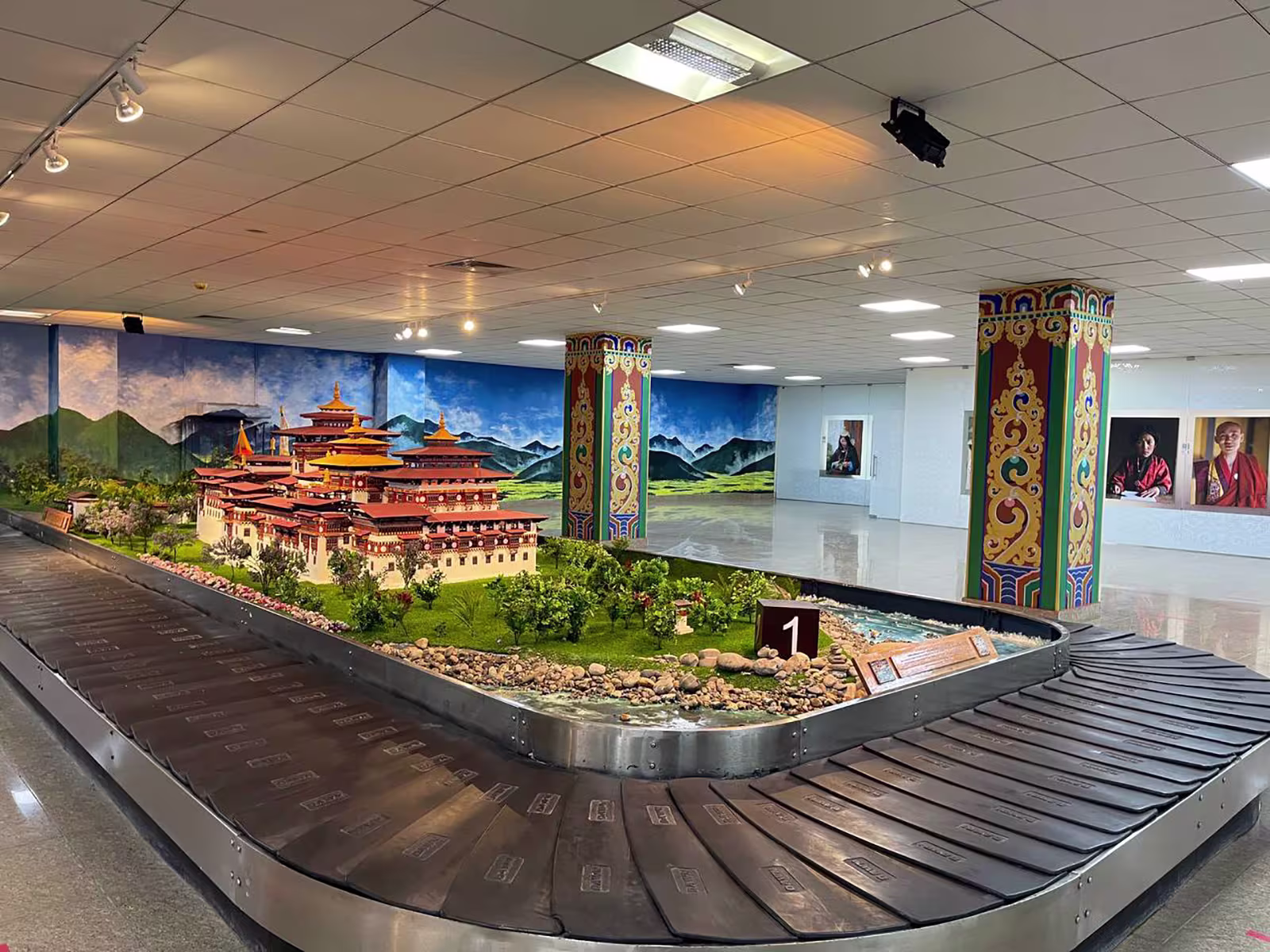 Paro-International-Airport art gallery Bhutan Sonam Dophu21